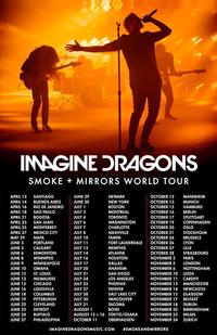 Imagine Dragons - Smoke and Mirrors World Tour 2018