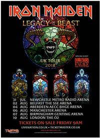 Iron Maiden - Legacy of the Beast - 2018 World Tour