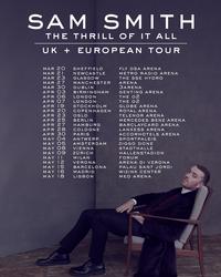 Sam Smith - The Thrill of it All - World Tour 2018