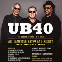 UB40 UK Tour 2016